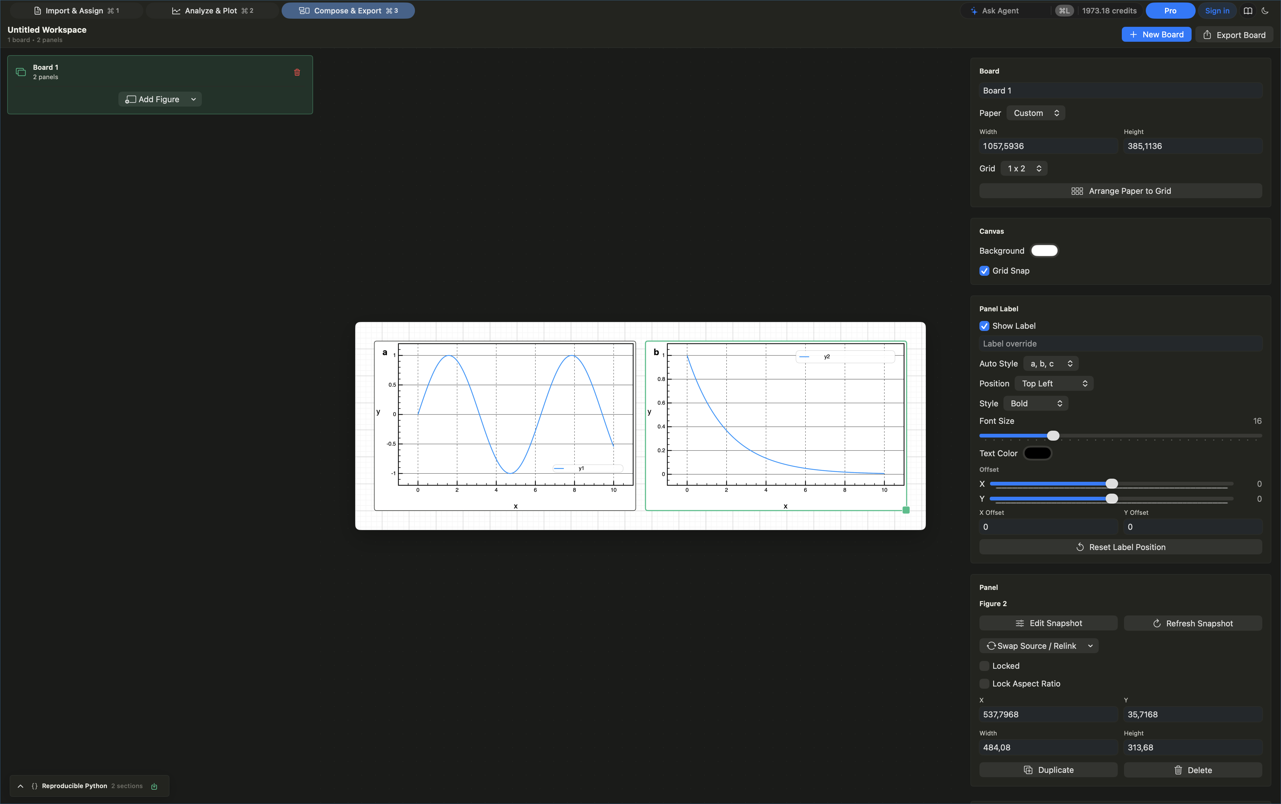 Compose boards for multi-panel figures preview
