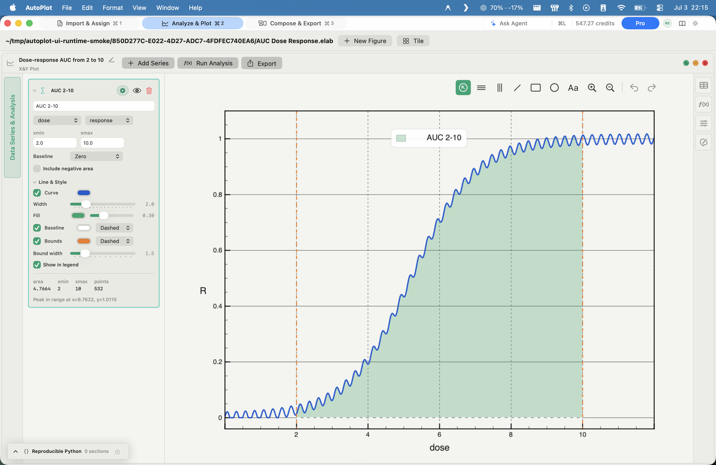 AutoPlot AUC screenshot
