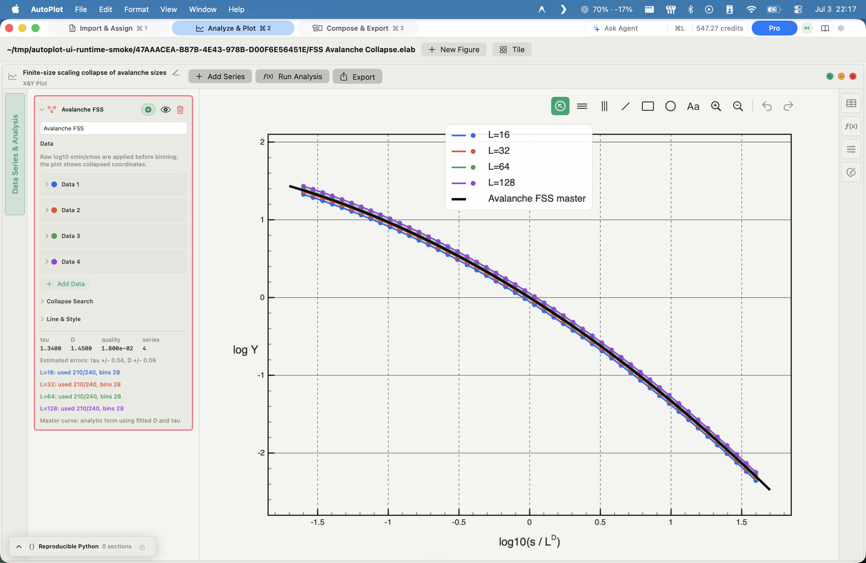AutoPlot FSS screenshot
